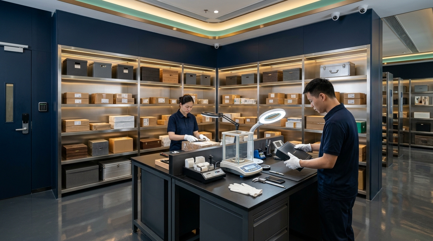 Cofre e Laboratório de Inspeção Lusso em Guangzhou